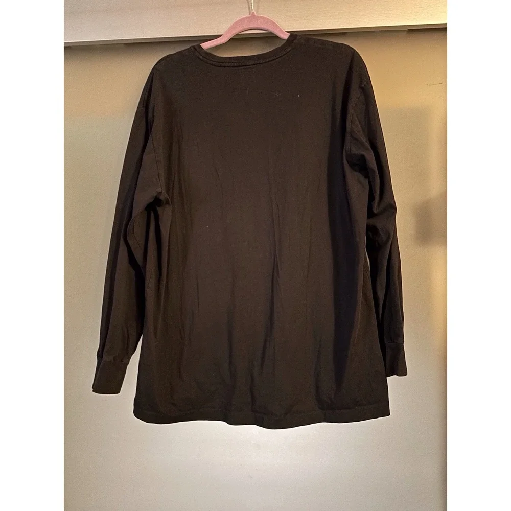 Polo Ralph Lauren Mens Size L Black 100% Cotton Casual Pullover Sweater‎